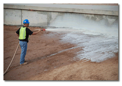 Spray-On Method to Fix Leaking Lakes